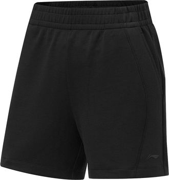 Li-Ning (WMNS) Li-Ning Training Series Logo Shorts Black AKSU016-2