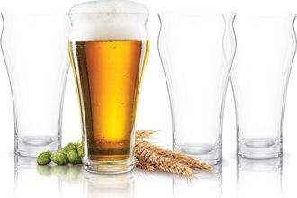Final Touch Brewhouse Beer Glass - Set of 4 - 17 oz in Clear at Nordstrom