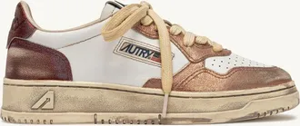 Autry SNEAKERS MEDALIST LOW SUPER VINTAGE IN PELLE RISING SUN E JASPER