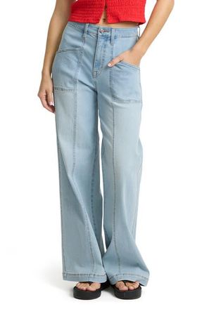 Billabong Rival Wide Leg Jeans in Surf Spray at Nordstrom, Size 29