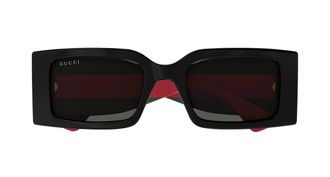 Gucci Grey Rectangular Ladies Sunglasses GG1860S 001 52