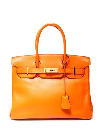 Herm&egrave;s 2006 30 Birkin leather tote bag - Orange