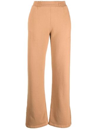 Off-white Diag straight-leg track pants - women - Cotton/Cotton - S - Neutrals