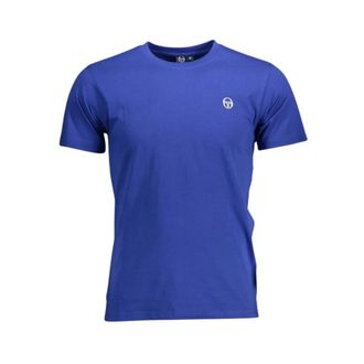 Sergio Tacchini Camiseta con bordado de logo - Tops - Hombre - Azul - L