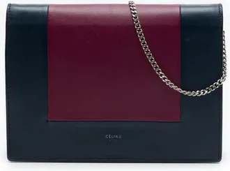 Celine Pre-owned Celine Leather Frame Wallet on Chain Ladies MWY9F5486B0FRWAA