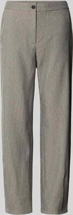 Freequent Straight Fit Stoffhose mit Ges&auml;&szlig;taschen Modell Caia in Hellgrau, Gr&ouml;&szlig;e XXL