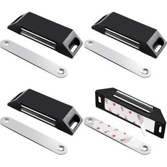 OEM Imanes Adhesivos Para Puertas De Armarios, Juego De 4 Cierres Magn&eacute;ticos, No Requieren Perforaci&oacute;n, Para Armarios De Cocina, Cierre Magn&eacute;tico Potente 