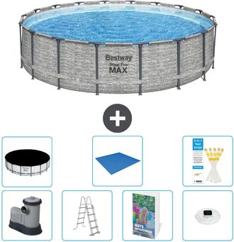 Bestway Piscina Bestway Steel Pro Max Redonda - 549x122 Cm - 8-piezas S596