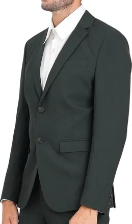 Selected Forest Green Two-Button Tailored Recycled Polyester Blazer