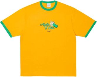 Palace Aglio E Olio Ringer T-Shirt Sunny Yellow P30ES205