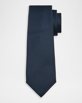 Kiton Men & apos;s Solid Silk Tie