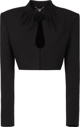 Magda Butrym Giacca crop - Nero