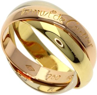 Cartier Trinity Yellow Gold (18K) Pink Gold (18K) White Gold (18K) Band Ring (Pre-Owned)