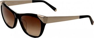 Kate Young for Tura Womens K505-BLK-56 K505 56 BLK Claire Sunglasses - Black - One Size