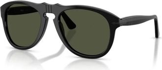Persol Po 0649Ne Zonnebril - unisex - Zonnebrillen - Zwart - 54 MM - Accessoires