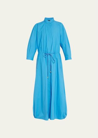 Giorgio Armani Poplin Dress w/ Drawcord Waist