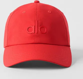 Alo | Performance Off-Duty Cap in Bright Red
