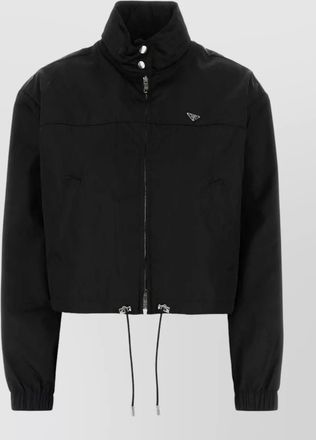 Prada recycled nylon cropped jacket