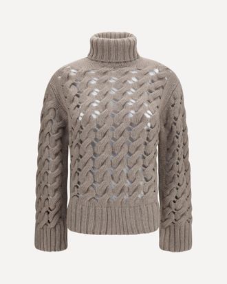 P.A.R.O.S.H. P. A.R. O.S. H. Perforated turtleneck Sweater Female S