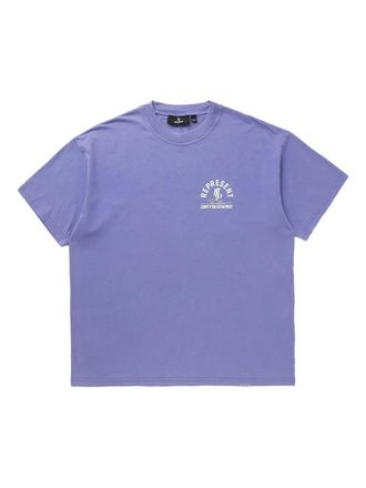 Represent logo-appliqu&eacute; T-shirt - Blue