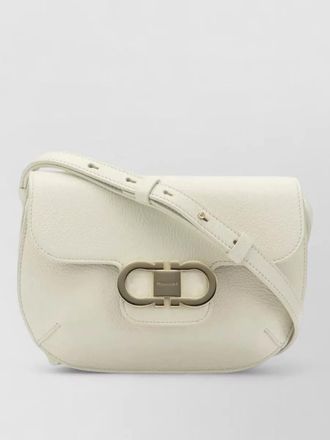 Ferragamo lizzi leather crossbody satchel bag