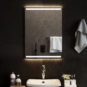 vidaXL Espejo De Ba&ntilde;o Con Led 50x70 Cm Vidaxl