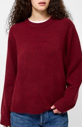 French Connection Emilia Crewneck Sweater in Cabernet at Nordstrom Rack, Size X-Small
