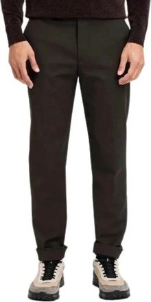 Roberto Ricci Design Terzitel Chino Broek - Heren - Straight fit broeken - Groen - XL - Wol - Broeken