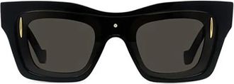 Loewe Chique zwarte zonnebril voor vrouwen - Dames - Zonnebrillen - Zwart - 54 MM - Accessoires