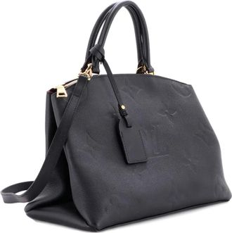 Louis Vuitton Borsa a spalla Grand Palais in pelle Empreinte Monogram Giant - Nero