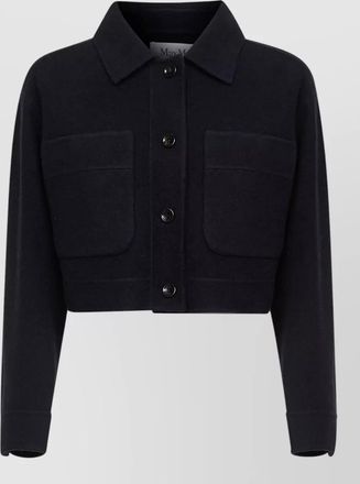 Max Mara wool cashmere single breasted coat
