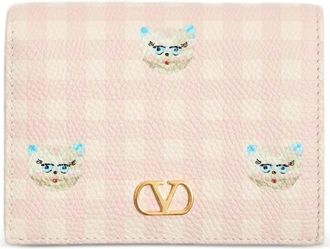 Valentino Garavani Vlogo Signature Patterned Wallet