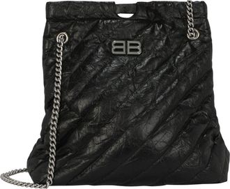 Balenciaga Crush Quilted Medium Leather Tote