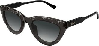 Chloé unisex, Accessoires, Grijs, Maat: 52 MM