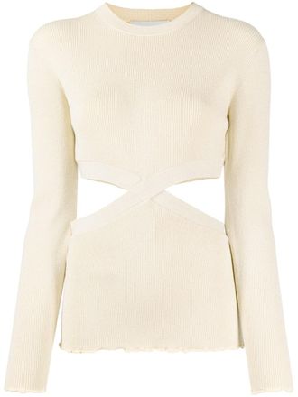 3.1 Phillip Lim Uitgesneden top - Beige