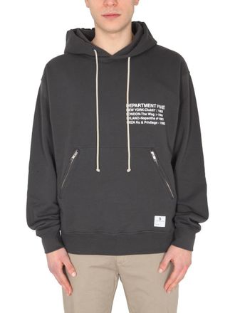 パーカー・フーディ DEPARTMENT FIVE LOGO PRINT SWEATSHIRT 中古・古着通販】GALLERY DEPT (ギャラリー デプト) DEPT LOGO