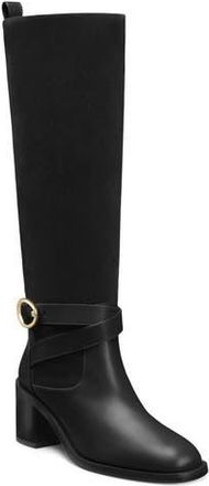 Stuart Weitzman Benni Riding Boot 55 in Black at Nordstrom Rack