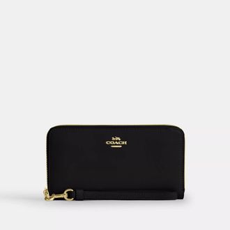 Coach Long Zip Around Wallet