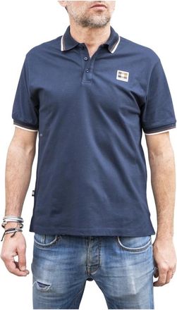 Aquascutum Uomo, Top, Blu, M, new