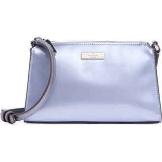 Kate Spade New York kenzie patent fabric mini crossbody bag in Candied Flower at Nordstrom Rack