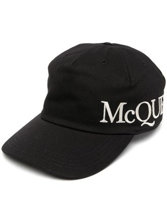 Alexander McQueen Black Logo Baseball Hat