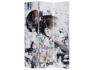 Schubiger M&ouml;bel Paravent Street Art Sch&ouml;nheiten Wendemotiv