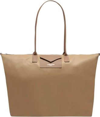 Lancaster Storm Kba Tote - Dames - Tassen - Beige - Maat: ONE Size Leer