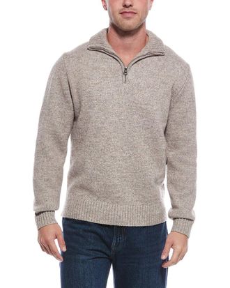 Weatherproof Vintage Weatherproof Vintage Fuzzy 1/4-Zip Mock Neck Sweater