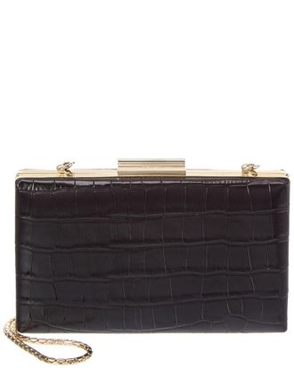 Jason Wu Croc-Embossed Leather Clutch