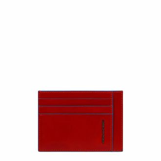 Piquadro Heren, Accessoires, Rood, Maat: ONE Size Leer