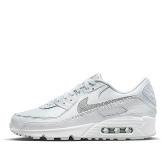 Nike (WMNS) Nike Air Max 90 SE Silver Glitter Swoosh FJ4579-100