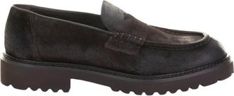 Doucal's Mocassino Penny Parabout - Shoes - Hombre - Marr&oacute;n - 40 1/2 EU
