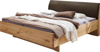 Wiemann Holzbett »Cardiff, Bettgestell, Bettrahmen, teilmassiv, mit Polsterkopfteil« Belastbarkeit 110/220 Kg, 4-fache höhenverstellbar, MADE IN GERMANY, Fuss