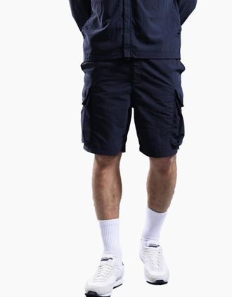 Marshall Artist Mens Marshall Artist Woodvale Cargo Shorts Navy - Size: 35/34/32